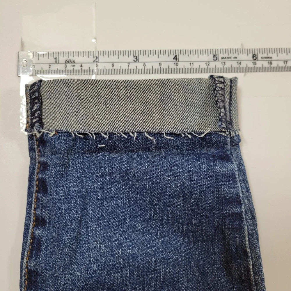 STS Blue Piper Ankle Skinny Jeans Womens 27 Blue Excellent Distressed Pearl Gem‎